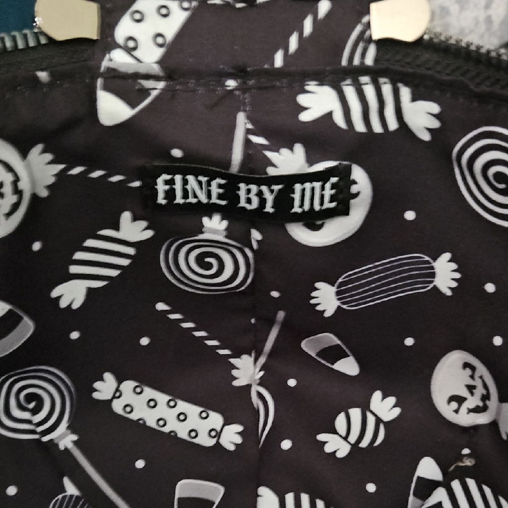 Fine By Me Black and White Candy Print Bag